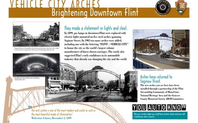 Vehicle City Arches - Brightening Downtown Flint