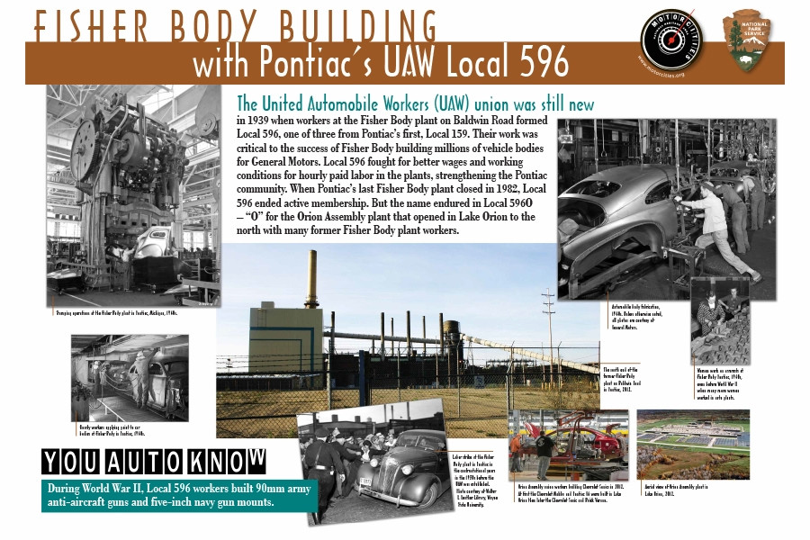 Fisher Body Building with Pontiac&#039;s UAW Local 596