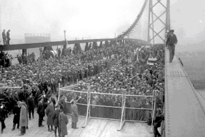 1929 The Ambassador Bridge Opens