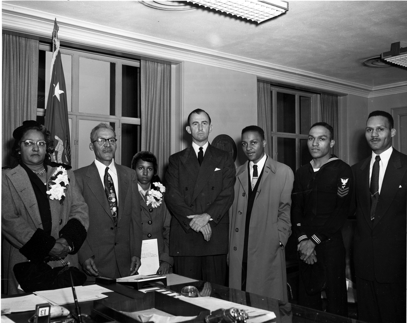 Family of Sergeant Cornelius H Carleton 1952 Truman Library 63 1078 05.tif