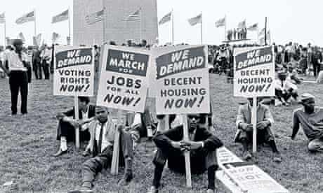 March on Washington picketers Courtesy of The Guardian 010